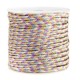 Macramé draad gevlochten 3mm Purple-blue metallic